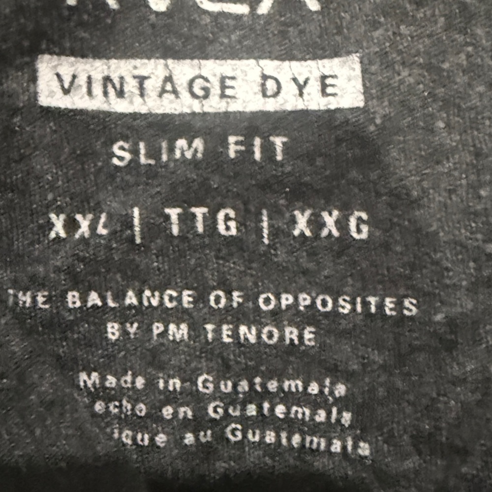 MENS RVCA T SHIRT GREY - Picture 3 of 5
